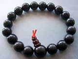 Black Bodhi Beads Tibet Buddhist Prayer Bracelet Mala