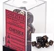 Chessex Scarab Blue Blood 7 piece dice set