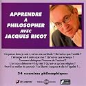 Apprendre A Philosopher Avec Jacques Ricot : 34 Exercices Philosophiques