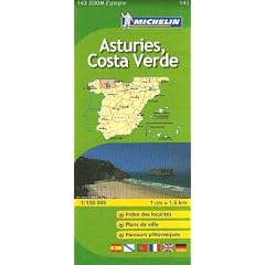 Carte ZOOM Asturies, Costa verde