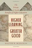 Higher Learning, Greater Good: The Private and Social Benefits of Higher Education