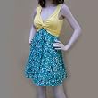 New Sexy Print Cotton Dress with Stretchy Bust Sundress Cocktail Dress