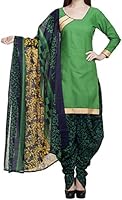 RGN-Retails India Bazaar Womens Cotton Salwar Suit Set _1679_Green
