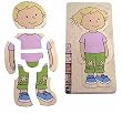 Beleduc Your Body - Girl 5- Layer Wooden Puzzle
