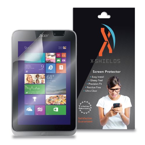 XShields© (5-Pack) Tablet Screen Protectors for Acer Iconia W4-820 (Ultra Clear)