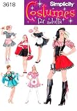 Simplicity Sewing Pattern 3618 Misses Costumes, HH (6-8-10-12)