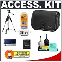 Sigma Deluxe Black Messenger Bag for Sigma, Nikon, Canon, Olympus, Pentax and Sony Digital SLR Cameras & Lenses + Accessory Kit