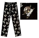 Aerosmith Black lounge pants 'Aerospace' logo pajama bottoms
