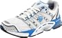 K-Swiss Women's Konesic Running Shoe,White/Brilliant Blue/Charcoal,6.5 M
