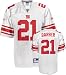 Tiki Barber White Reebok NFL Replica New York Giants Jersey