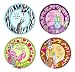 4 Assorted No Boys Allowed Melamine Salad Plates