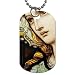 2 Sided Dog Tag of Mother Mary Stained Glass Window (Catholic, Madonna, Blessed Virgi...