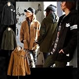 【レディース】 (アリステア) ALISTAIR キャンバス素材 本レザーアクセント ミリタリープリント ショートモッズコート 【レディース】 (アリステア) ALISTAIR キャンバス素材 本レザーアクセント ミリタリープリント ショートモッズコート