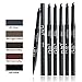 HeyBeauty Eyeliner and Eyebrow Pencil, 2 in 1, Waterproof Automatic Eye Makeup Cosmetic Tools, Gray-1#