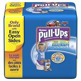 Huggies Pull-Ups Cool Alert Training Pants, Boys, 3T-4T, 52-Count Biggie Pack