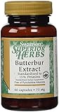 Swanson Superior Herbs Butterbur Extract 75mg -- 2 Bottles each of 60 Capsules