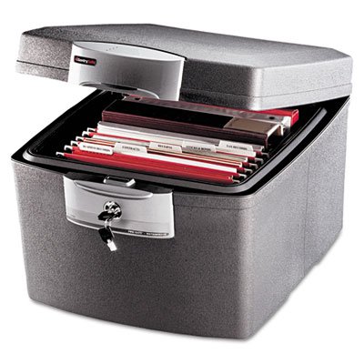 Sentry OA3821 12-Cubic Feet Electronic/Tubular Key Fire Safe, 135-Pound, Black/Gray