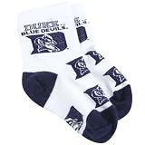 Duke Blue Devils White Infant Bootie Socks