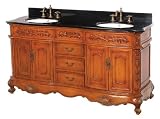 DreamLine DLVBJ-002-AC Bathroom Antique Vanity Set, Antique Cherry