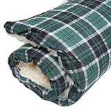Wenzel 4 on the Floor Padded Pet Bed, Green/Brown