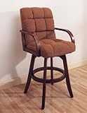 Fairport Swivel Bar Stool- Fabric - Hillsdale - 4176-830
