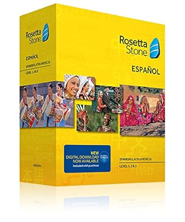 Learn Spanish: Rosetta Stone Spanish (Latin America) - Level 1-3 Set