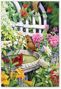 Backyard Oasis 12" x 18" Garden Flag