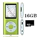 Tomameri Green Color Portable MP4 Player MP3 Player Video Player with Photo Viewer , E-Book Reader , Voice Recorder + 16 GB Micro SD Card