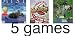 set 7 games : Myst: Masterpiece Edition, rollercoaster tycoon, Roller Coaster Tycoon ...