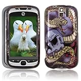 Premium - HTC My Touch 3G Slide Protex Snake Skull Transparent Design Prote ....