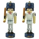 New York Mets Mini Nutcracker Ornament Set