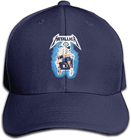 Mens Hats Metallica- Ride Lightning Navy Golf Style Cap