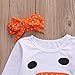 Little Girls Christmas Snowman Top and Polka Dot Ruffle Leggings Outfit