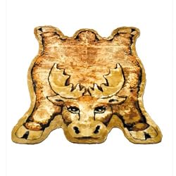 Moose | Playmat & Kid's Rug | Faux Fur | 2 foot X 4 foot