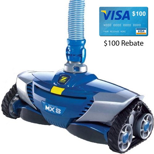 Zodiac MX8 Baracuda MX8 InGround Suction Side Robotic Pool Cleaner