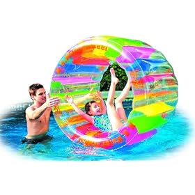 Kid's Inflatable Water Wheel Swimming Pool Toy (49" X 33"): Toys &amp; Games