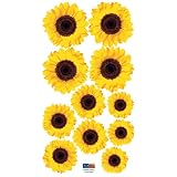 Reusable Decoration Wall Sticker Decal - ECO Family of Sunflowers