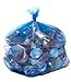 ToughBag 33 Gallon Trash Bags, Blue Recycling Bag, 33 x 39” Garbage Bags (100 COUNT/BLUE) – Outdoor Industrial Garbage Can Liner for Custodians, Landscapers, Lawn Bags - Made In USA