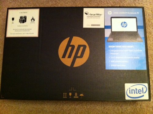 Hp 15.6" 2000-2b89wm Laptop Pc with Intel Core I3-2328m Processor and Windows 8