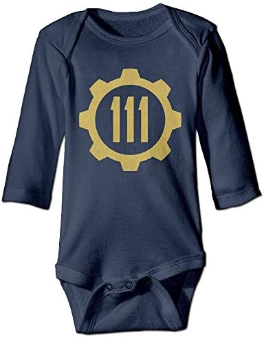HYRONE Video Game Logo Vault Baby Bodysuit Long Sleeve Romper Suits Size 18 Months Navy