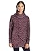 Jason Maxwell Women's Long Sleeve Textured Shirttail Pullover Sweater