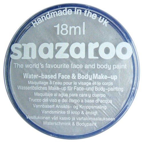 Childrens Toyshop  Toys : Snazaroo - Face Paints - 18 ml Metallic Silver Face Paint