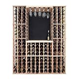 Wine Cellar Innovations Wine Glass, Half Height, & 3 Column Storage Set Designer 174 Bottle Wine Rac