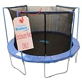 Upper Bounce Trampoline Enclosure Safety Net with Sleeves on top Fits For 14-Feet Round Frame Using 3 Arches (Poles Sold Separately)