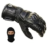 Motorradhandschuhe ATTONO® Damen Winter Motorrad Handschuhe (Gr. S, Leder, schwarz) Motorradhandschuhe ATTONO® Damen Winter Motorrad Handschuhe (Gr. S, Leder, schwarz)