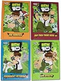 Ben 10 Collection Children Story 4 Books Pack Set (Cartoon Network) ( Side Effects, Permanent Retirement, And Then There Were 10, The Krakken ) (Ben 10 Collection)