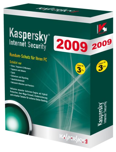 Childrens Toyshop  Software : Kaspersky Internet Security 2009 (Lizenz für 3 PCs)