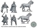 Crusader Miniatures - Dark Ages: Saxon Personalities Harold & Tostig Godwinson (2 mtd, 2 foot)