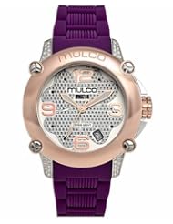 Mulco MW2-28086-151 Stainless Steel Mwatch Collection White Dial purple band Watch