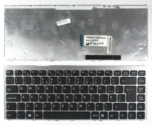 Sony Vaio VGN-FW590F3B Bright Frame Black UK Replacement Laptop Keyboard
